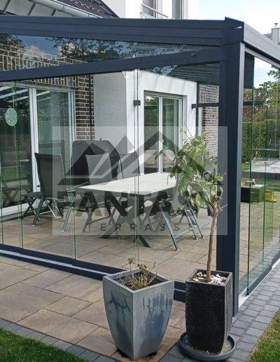Kaltwintergarten in RAL7016ST Anthrazit