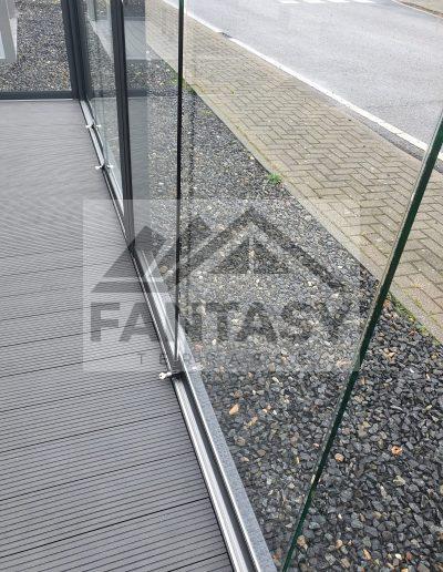 abschliessbare Glasschiebetueren