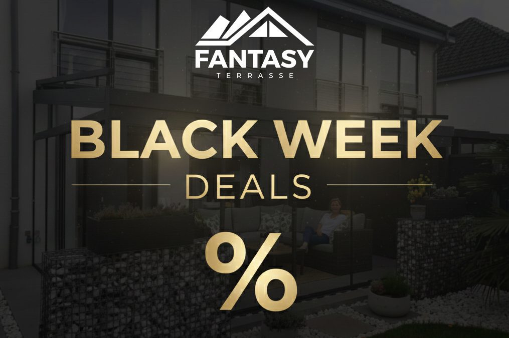 Black Week: 20 % auf Glasschiebewände