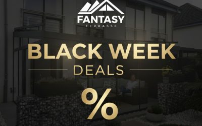 Black Week: 20 % auf Glasschiebewände