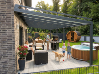 Terrassendach mit Beschattung