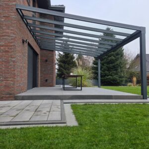 Giga Profil Terrassendach Seitenansicht